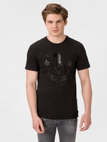 Tričko Trussardi T-Shirt Pure Cotton Regular Fit Černá