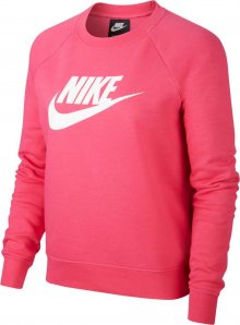 Nike Sportswear Mikina bílá / pitaya