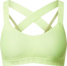 UNDER ARMOUR Sportovní podprsenka \'Wordmark Strappy Sportlette\' svítivě žlutá