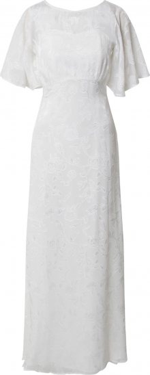 Dorothy Perkins Společenské šaty \'Bridal Leyla Burnout Maxi Dress\' bílá