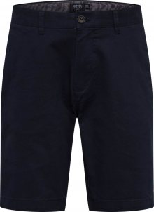 BURTON MENSWEAR LONDON Chino kalhoty námořnická modř