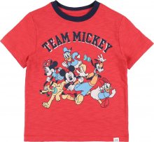 GAP Tričko \'DIS SS MICKEY GRAPHICS\' červená
