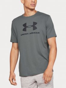 Tričko Under Armour Sportstyle Logo Ss Šedá