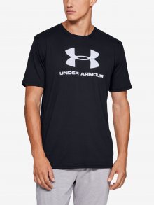 Tričko Under Armour Sportstyle Logo Ss Černá