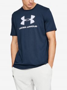 Tričko Under Armour Sportstyle Logo Ss Modrá