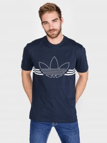 Outline Triko adidas Originals Modrá