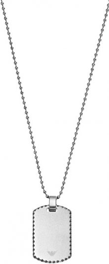 Emporio Armani Ocelový náhrdelník pro muže EGS2074040