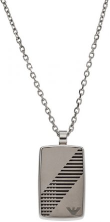 Emporio Armani Ocelový náhrdelník pro muže EGS2027040