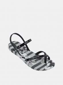 Černo-šedé vzorované sandály Ipanema Fashion Sand