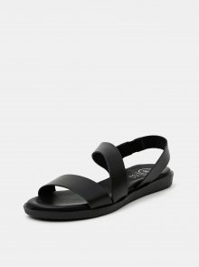 Černé kožené sandály OJJU