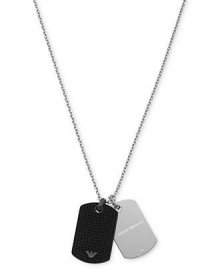 Emporio Armani Pánský ocelový náhrdelník s přívěsky EGS1808040