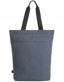 Pevná nákupní taška CIRCLE - Modro-šedě kropenatá