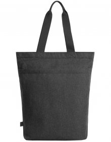 Pevná nákupní taška CIRCLE - Černá kropenatá