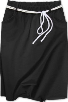 Tepláková sukně s kapsami černá (592ART) černá ONE SIZE