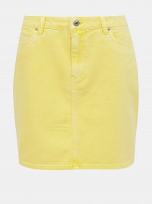 Žlutá džínová sukně VERO MODA Kate