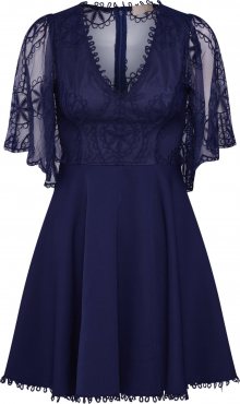 Love Triangle Koktejlové šaty \'English Rose Dress\' námořnická modř