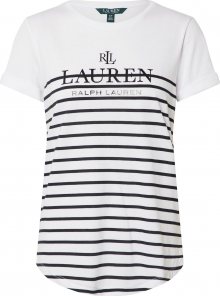 Lauren Ralph Lauren Tričko \'HAILLY\' černá / bílá