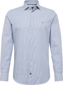 Tommy Hilfiger Tailored Košile bílá / námořnická modř