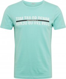 TOM TAILOR DENIM Tričko světlemodrá