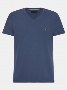 Modré pánské basic tričko Tommy Hilfiger