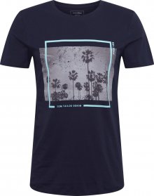 TOM TAILOR DENIM Tričko tmavě modrá