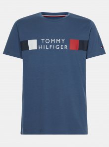 Modré pánské tričko s potiskem Tommy Hilfiger