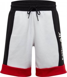 Nike Sportswear Kalhoty červená / bílá / černá