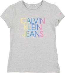 Calvin Klein Jeans Tričko světle šedá