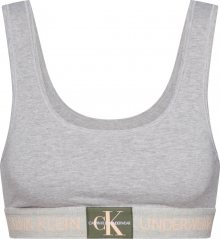 Calvin Klein Underwear Podprsenka khaki / béžová / šedý melír