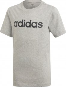 ADIDAS PERFORMANCE Funkční tričko šedý melír / černá