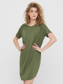 Zelené volné basic šaty Jacqueline de Yong Fantorini