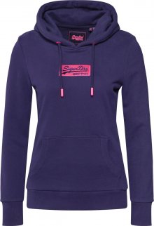 Superdry Mikina červená / námořnická modř