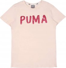 PUMA Tričko \'Alpha\' růžová / pink