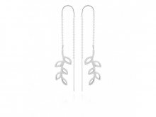 JVD Dlouhé stříbrné náušnice SVLE0543XI70000