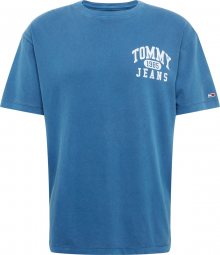 Tommy Jeans Tričko \'Washed Graphic\' tmavě modrá / bílá