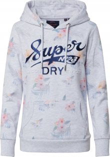 Superdry Mikina mix barev / světle šedá