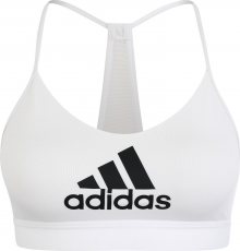 ADIDAS PERFORMANCE Sportovní podprsenka bílá / černá