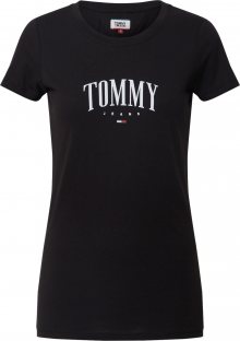 Tommy Jeans Tričko \'TJW TOMMY SCRIPT TEE\' černá