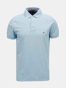 Světle modré pánské basic polo tričko Tommy Hilfiger