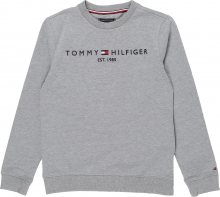 TOMMY HILFIGER Sweatshirt \'ESSENTIAL CN SWEATSHIRT\' šedý melír