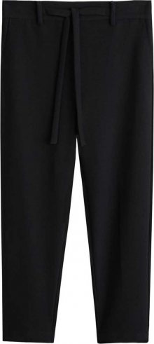 MANGO Hose \'TROUSERS SEMIFLU5\' černá