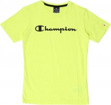 Champion Authentic Athletic Apparel Shirt svítivě žlutá