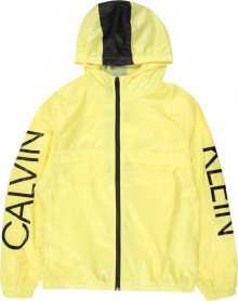 Calvin Klein Jeans Přechodná bunda \'Packable Hero\' žlutá / černá
