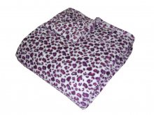 Super soft deka Safari Gepard fialový 150x100 cm | dle fotky | 
