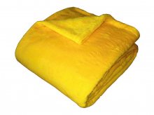 Super soft deka Dadka tmavě žlutá | dle fotky | Super soft deka Dadka tmavě žlutá 150x200 cm