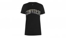 Converse Twisted Varsity Pattern Classic T-Shirt černé 10018432-A01