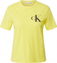 Calvin Klein Jeans Tričko žlutá