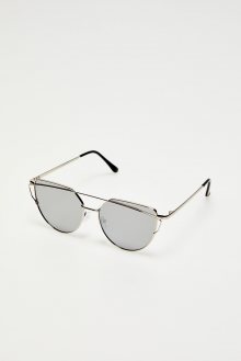 Moodo šedo-stříbrné sluneční brýle Grey Set