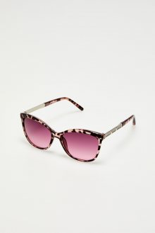 Moodo růžové sluneční brýle se vzorem