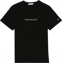 Calvin Klein Jeans Tričko \'BASKETBALL BACK PRINT SS T-SHIRT\' černá
